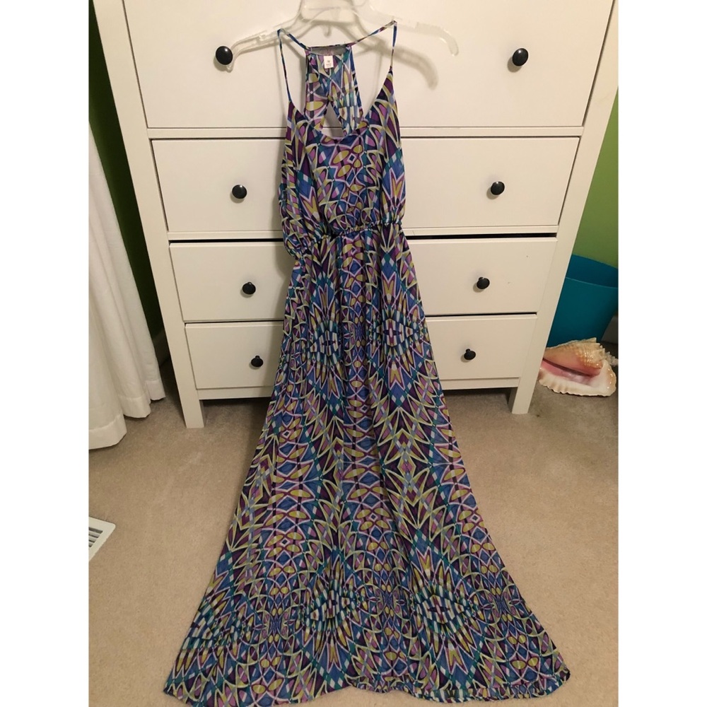 Multi colored maxi dress